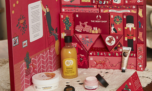The Body Shop launches Christmas Beauty Advent Calendars 